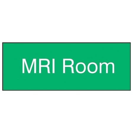 Accuform 8 in W x 3 in H, Engraved Plastic PSG907GN